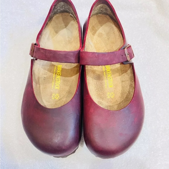 Birkenstock Montova Sz 40 Zinfandel Red used shoes - Picture 6 of 7